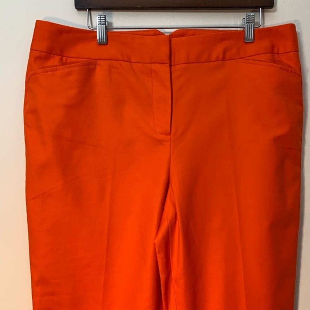 Grace Elements Orange Cotton Spandex Cropped Pant… - image 5